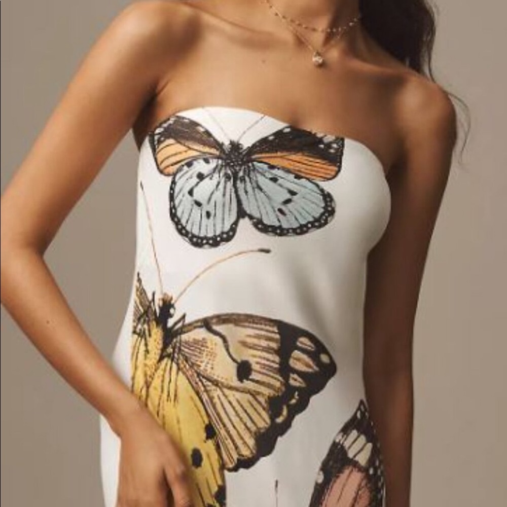 Anthropologie Butterfly Dress